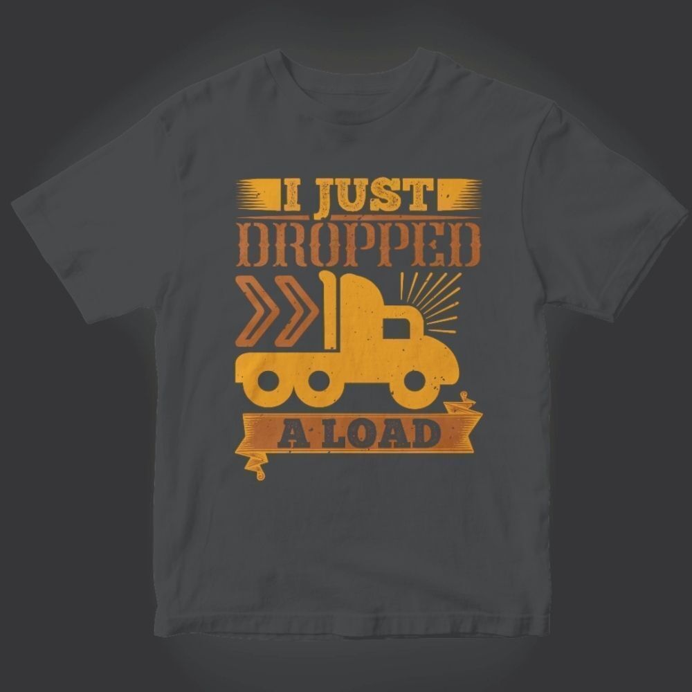 New Funny Trucker Gear Graphic T Shirt Short Sleeve Casual Work Uniform Big Rig